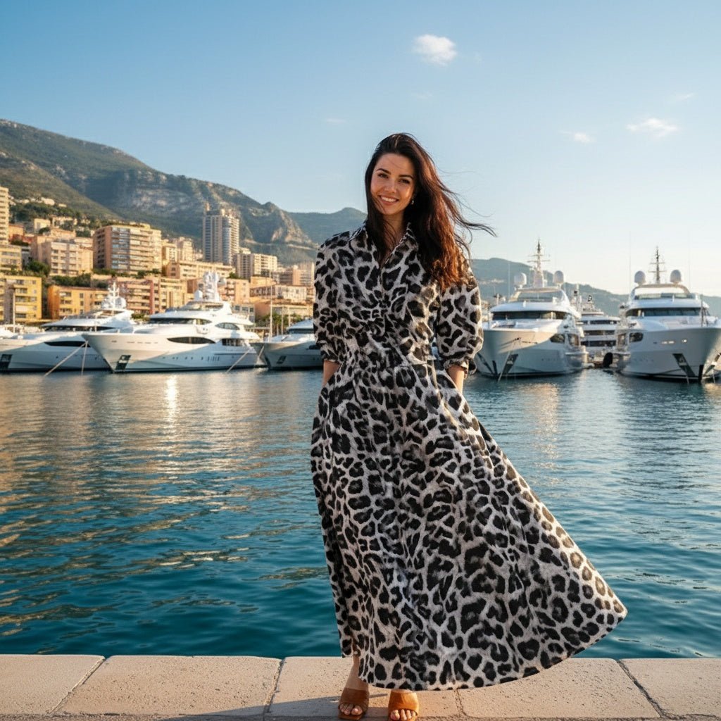 Fall Fashion Leopard Print Dress for Women - SensorySoftShop