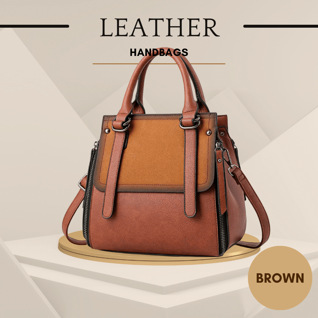 Fashion Handbags - 2025 Winter Collection - Color Brown - SensorySoft