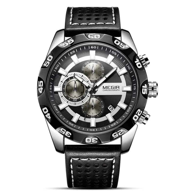 Fashionable Multifunctional Quartz Sports Watch for Men - SensorySoft