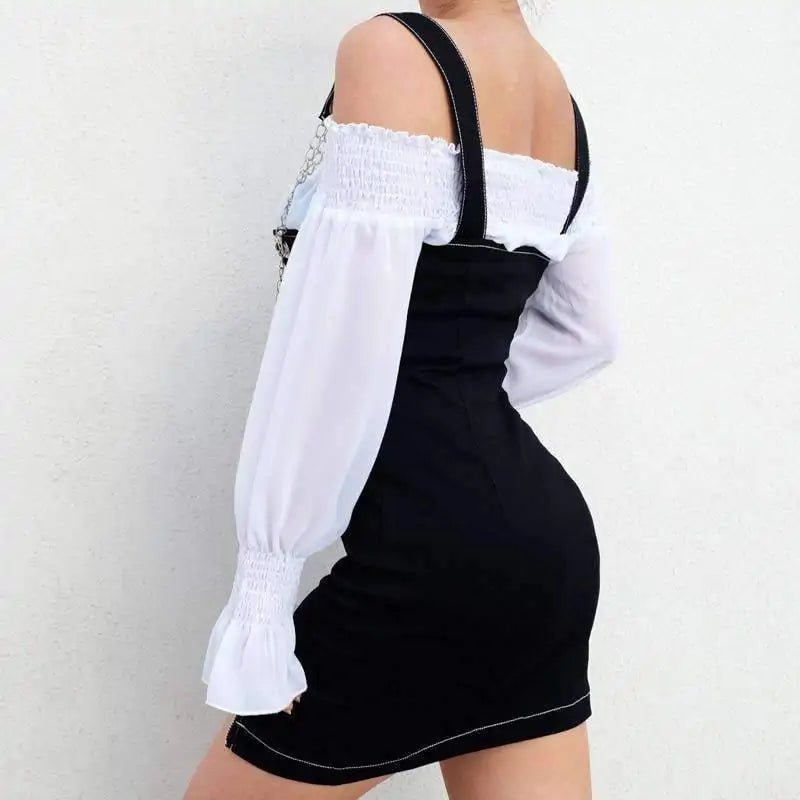 Female Suspender Backless Dress - SensorySoft
