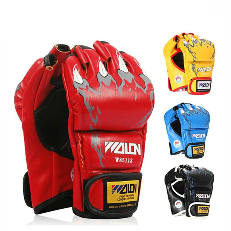 Fighting and MMA Training Half - Finger Boxing Gloves - SensorySoft