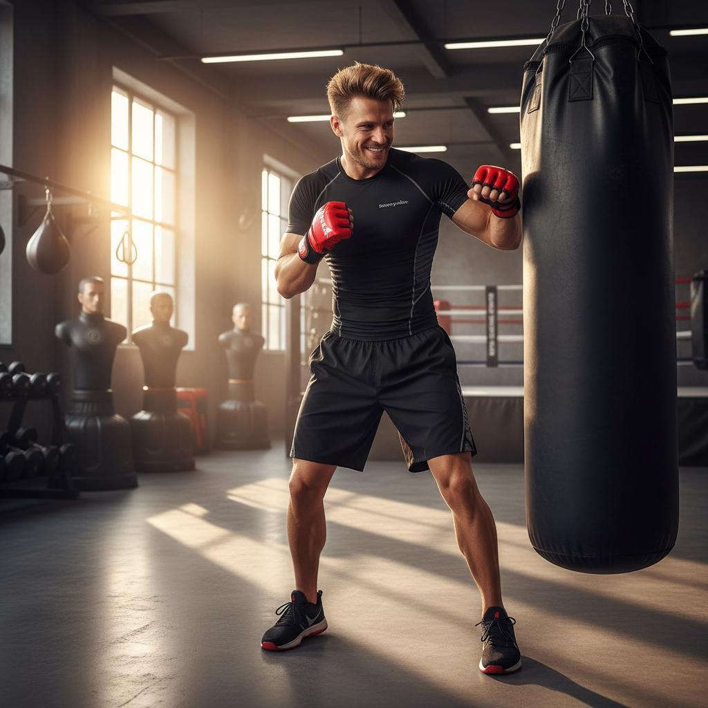 Fighting Training Half - Finger Boxing Gloves - SensorySoftShop