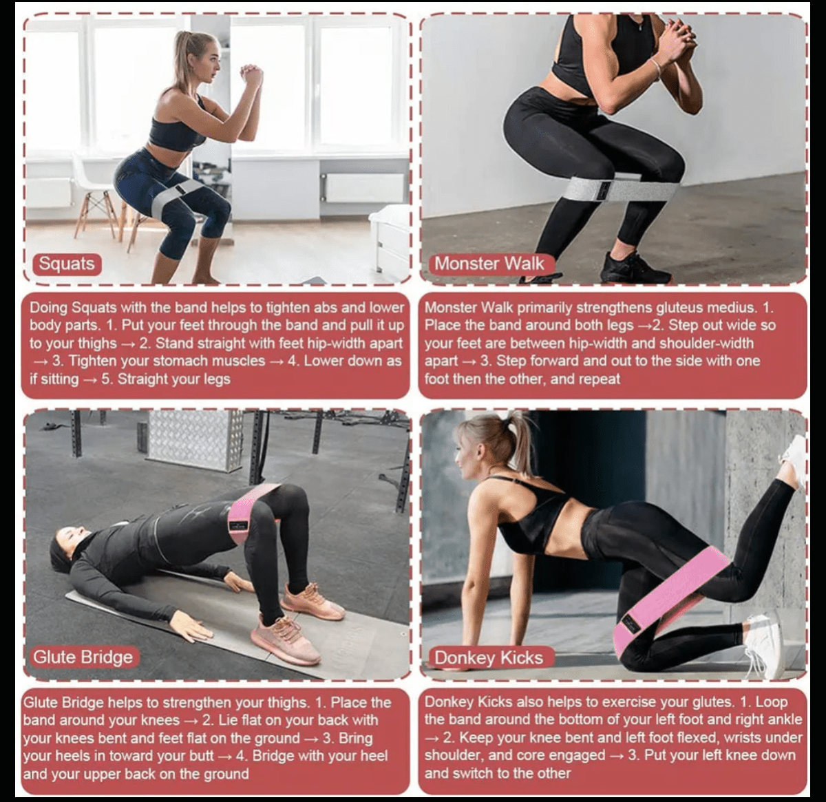 Fitness Elastic Yoga Resistance Bands - SensorySoft