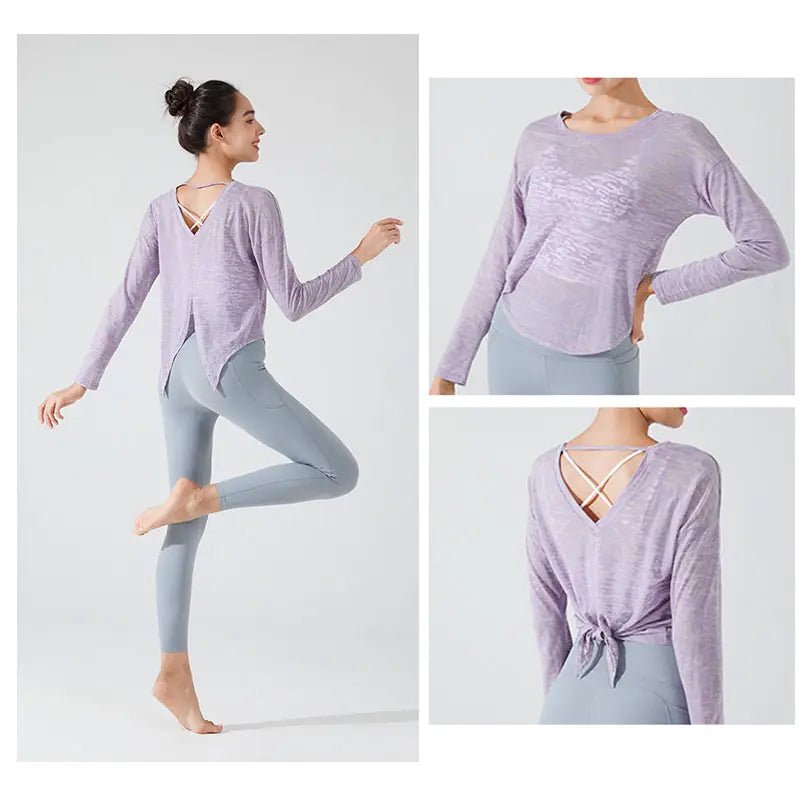Fitness Loose Sportswear Blouse - SensorySoft