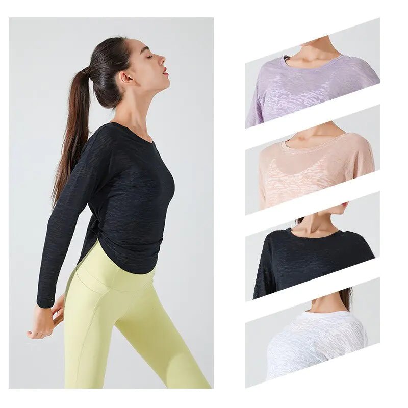 Fitness Loose Sportswear Blouse - SensorySoft