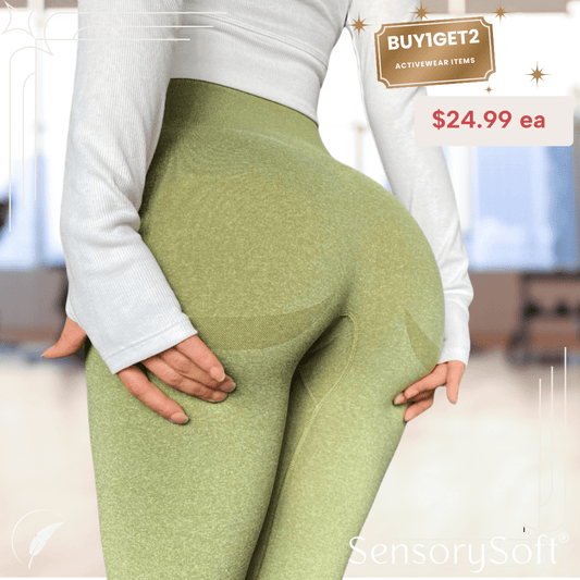 Fitness Push Up Yoga Pants - SensorySoftShop