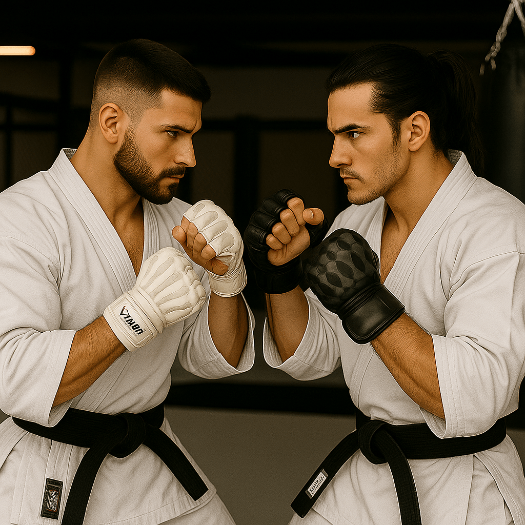 Five Dragon Half - Finger Boxing Gloves for MMA Training - SensorySoft