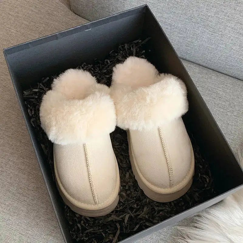 Fur Slippers Women - SensorySoftShop