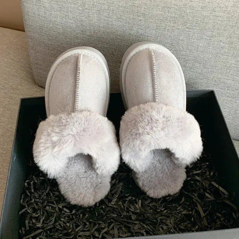 Fur Slippers Women - SensorySoftShop