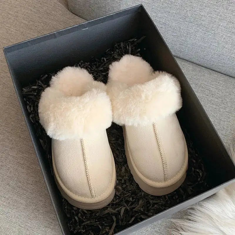 Fur Slippers Women - SensorySoftShop