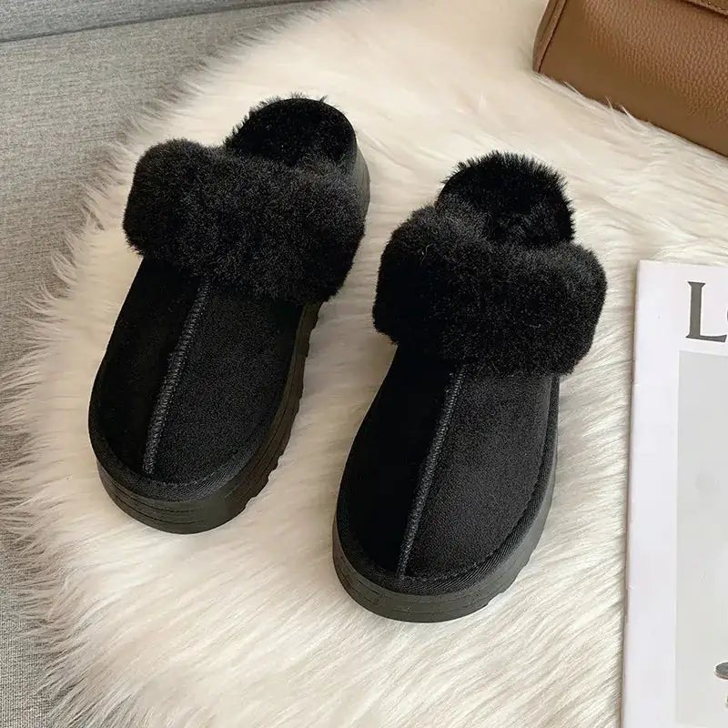 Fur Slippers Women - SensorySoftShop