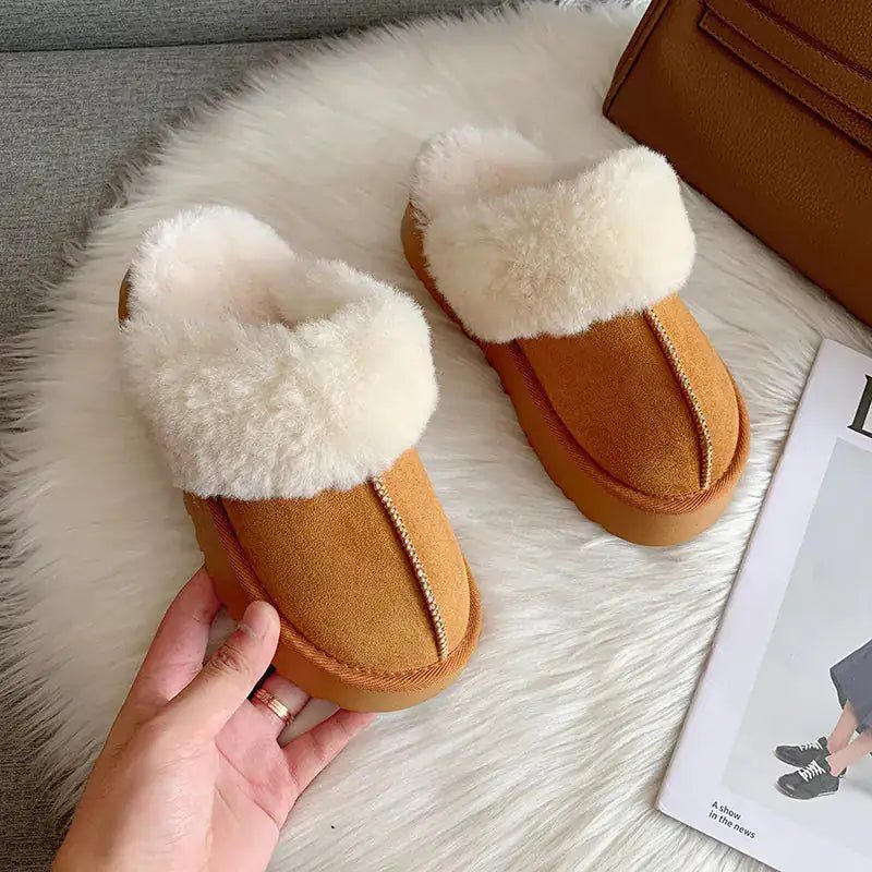 Fur Slippers Women - SensorySoftShop