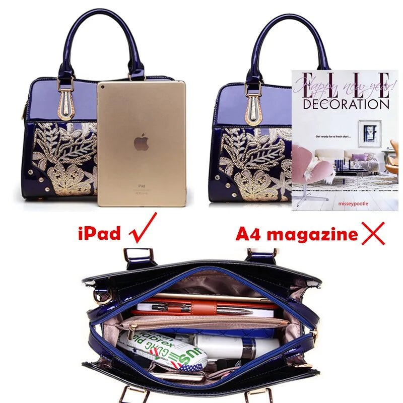 Glitter Sequin Flower Handbags - SensorySoftShop