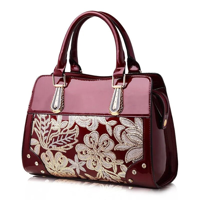 Glitter Sequin Flower Handbags - SensorySoftShop