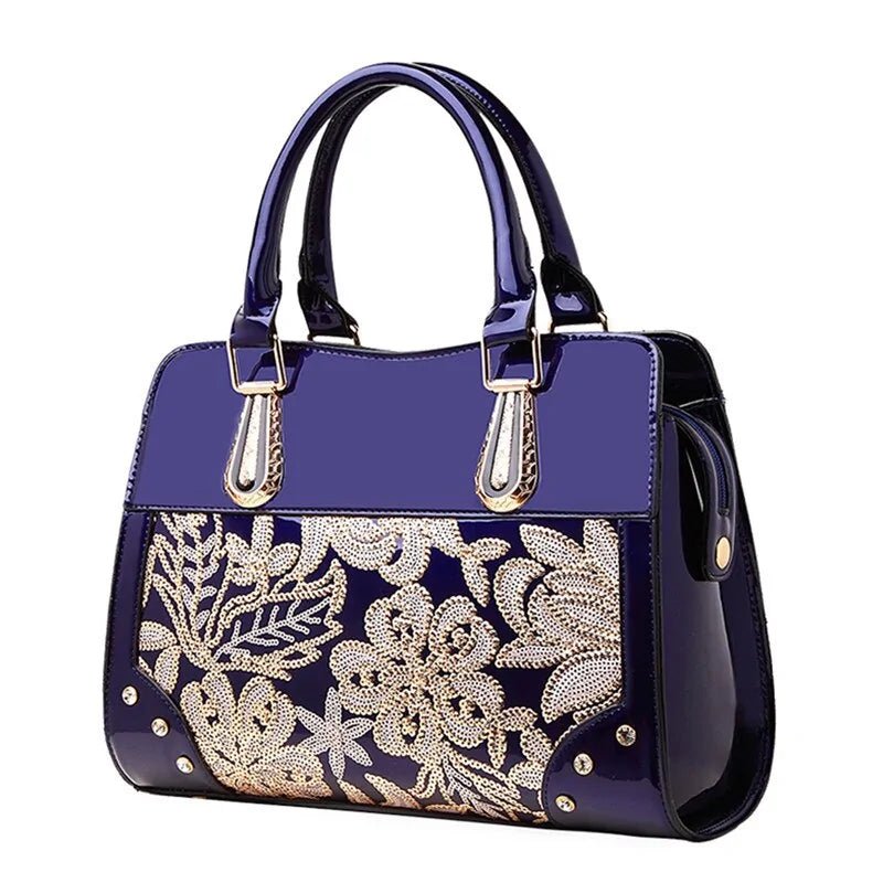 Glitter Sequin Flower Handbags - SensorySoftShop