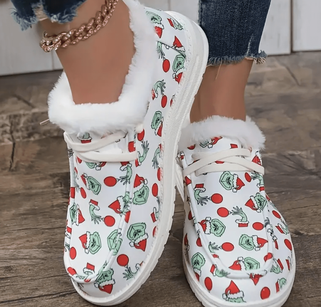Grinch Christmas Shoes - SensorySoftShop