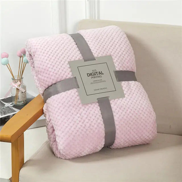 Plaid Winter Bed Blankets