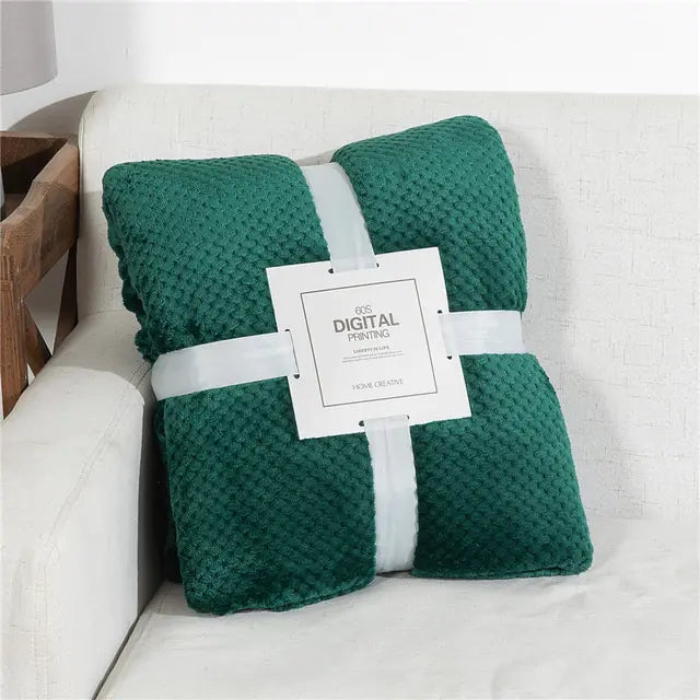 Plaid Winter Bed Blankets