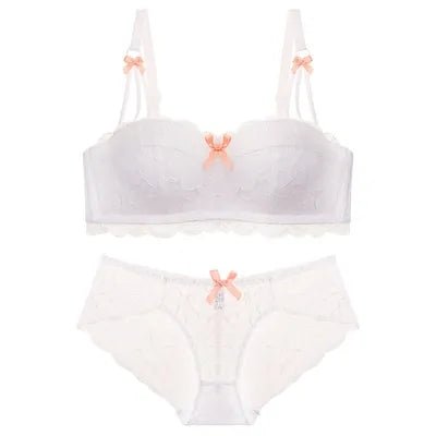 Half Cup Brassiere Lace Wireless Underwear - SensorySoftShop