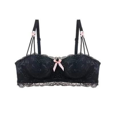 Half Cup Brassiere Lace Wireless Underwear - SensorySoftShop