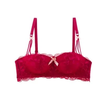 Half Cup Brassiere Lace Wireless Underwear - SensorySoftShop