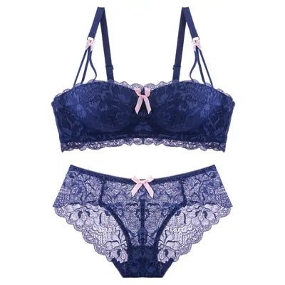 Half Cup Brassiere Lace Wireless Underwear - SensorySoftShop