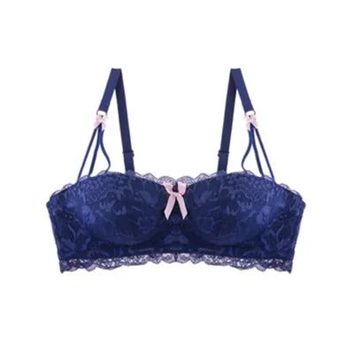 Half Cup Brassiere Lace Wireless Underwear - SensorySoftShop