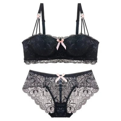 Half Cup Brassiere Lace Wireless Underwear - SensorySoftShop