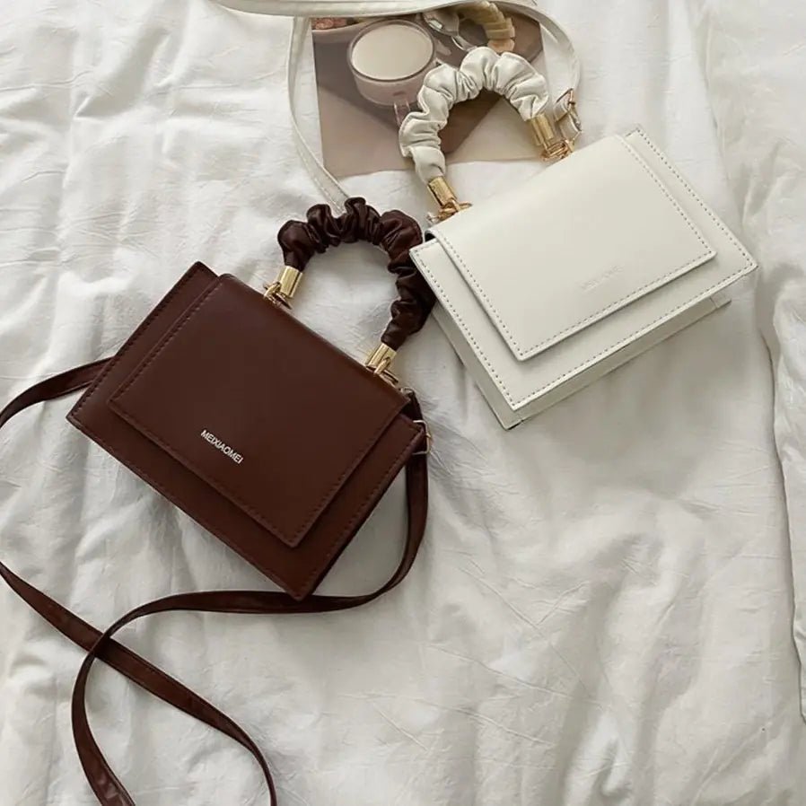 Handle Pleated Handbags - SensorySoftShop