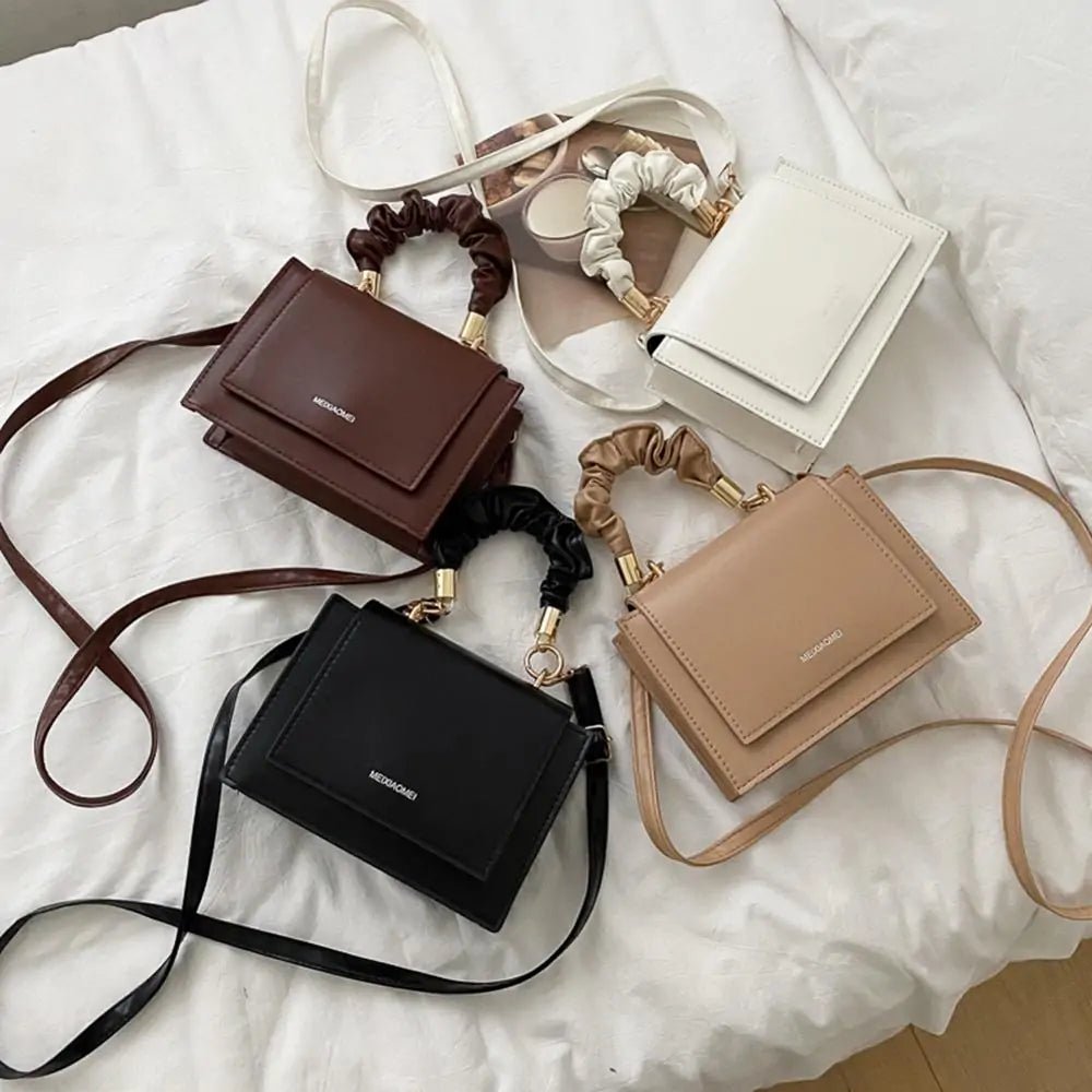 Handle Pleated Handbags - SensorySoftShop
