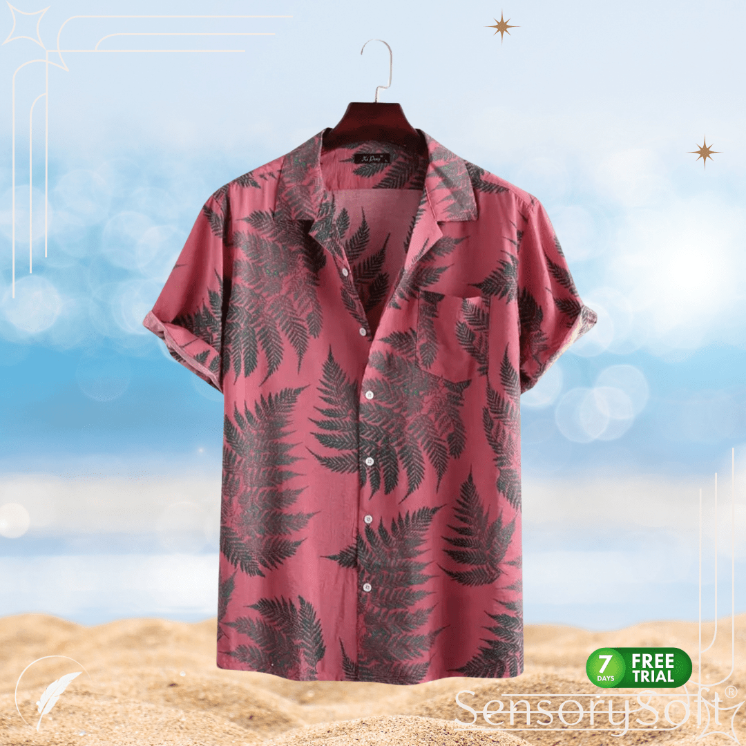 Hawaiian Casual Shirt Mens - SensorySoft