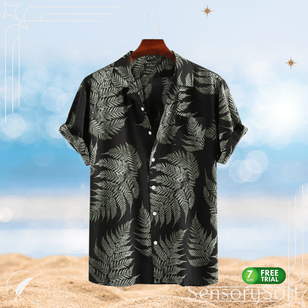 Hawaiian Casual Shirt Mens - SensorySoft