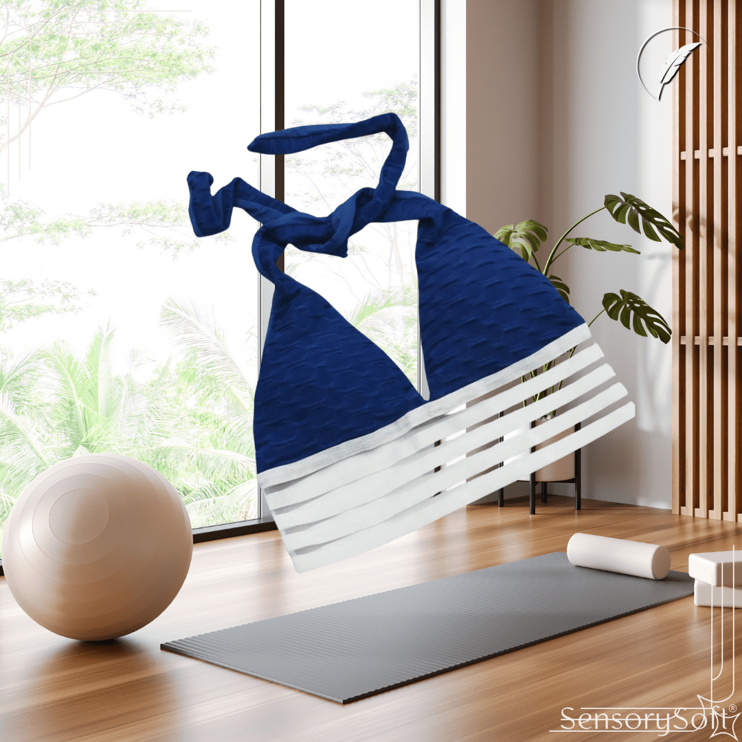 High - Performance Seamless Leggings – Deep Blue - SensorySoft