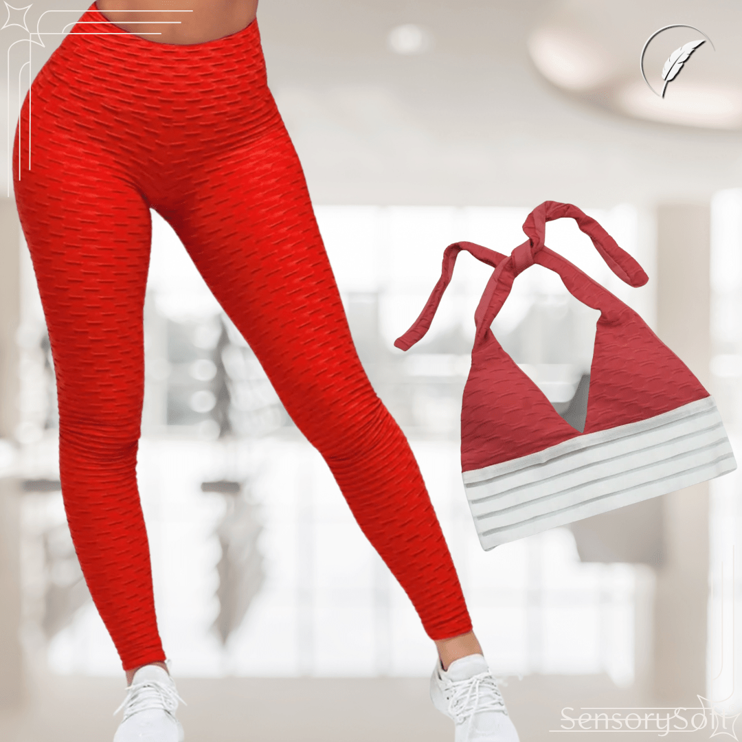 High - Performance Seamless Leggings – Sensual Red - SensorySoft