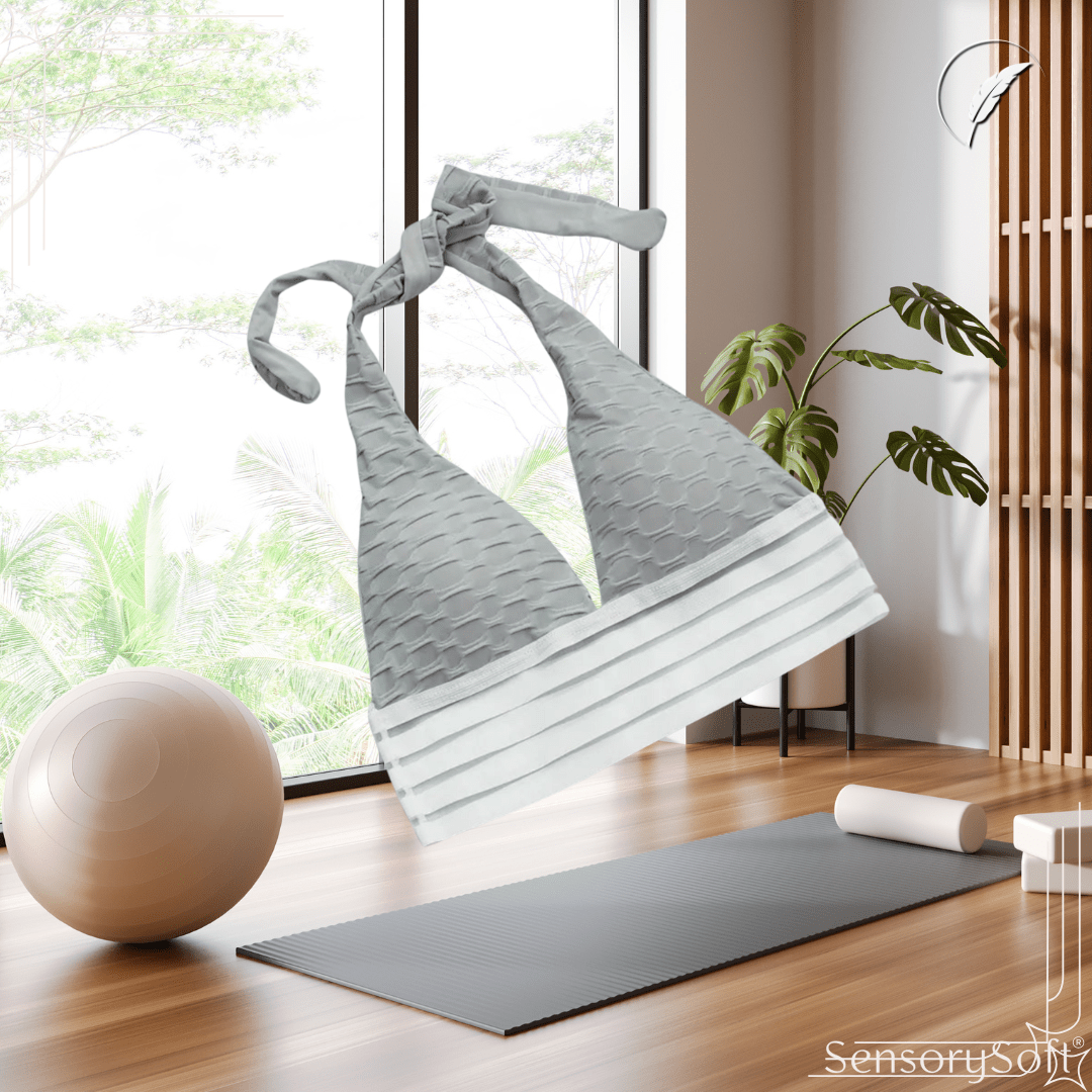 High - Performance Seamless Leggings – Stylish Grey - SensorySoft