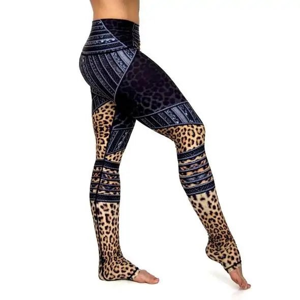 High Waist 3D Print Fitness Leggings - SensorySoftShop