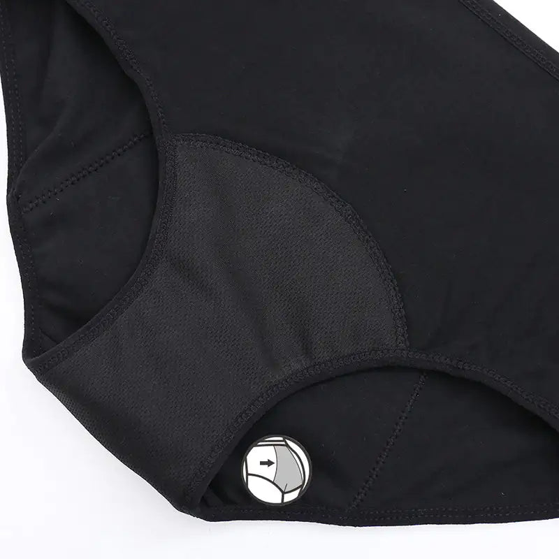 High Waist Cotton Menstrual Underwear - SensorySoftShop