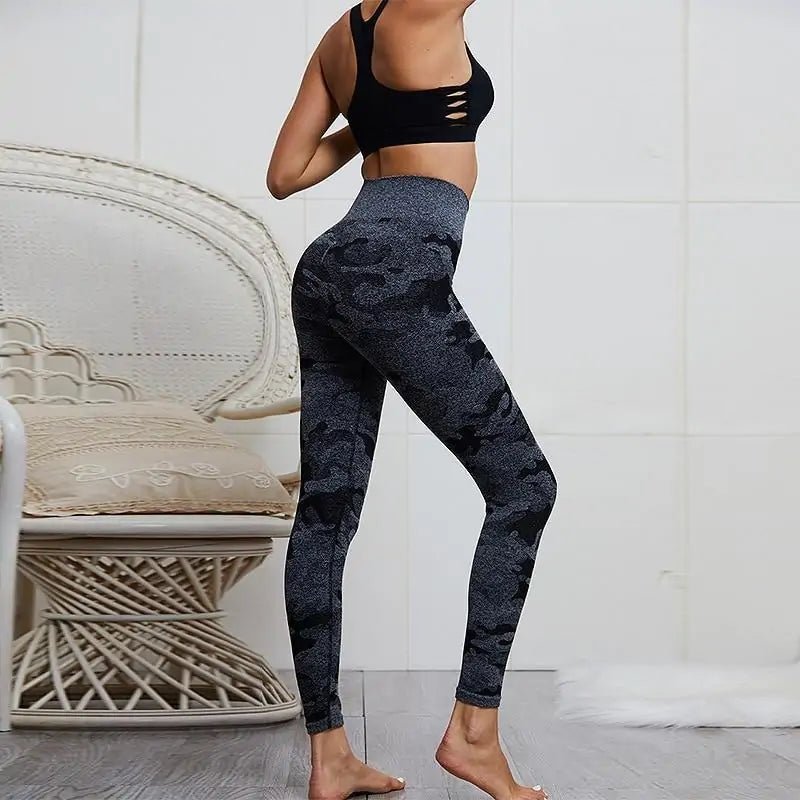 High Waist Curve Fitness Leggings - SensorySoftShop