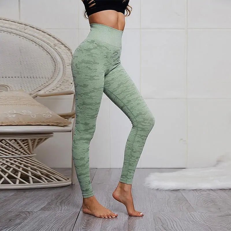 High Waist Curve Fitness Leggings - SensorySoftShop