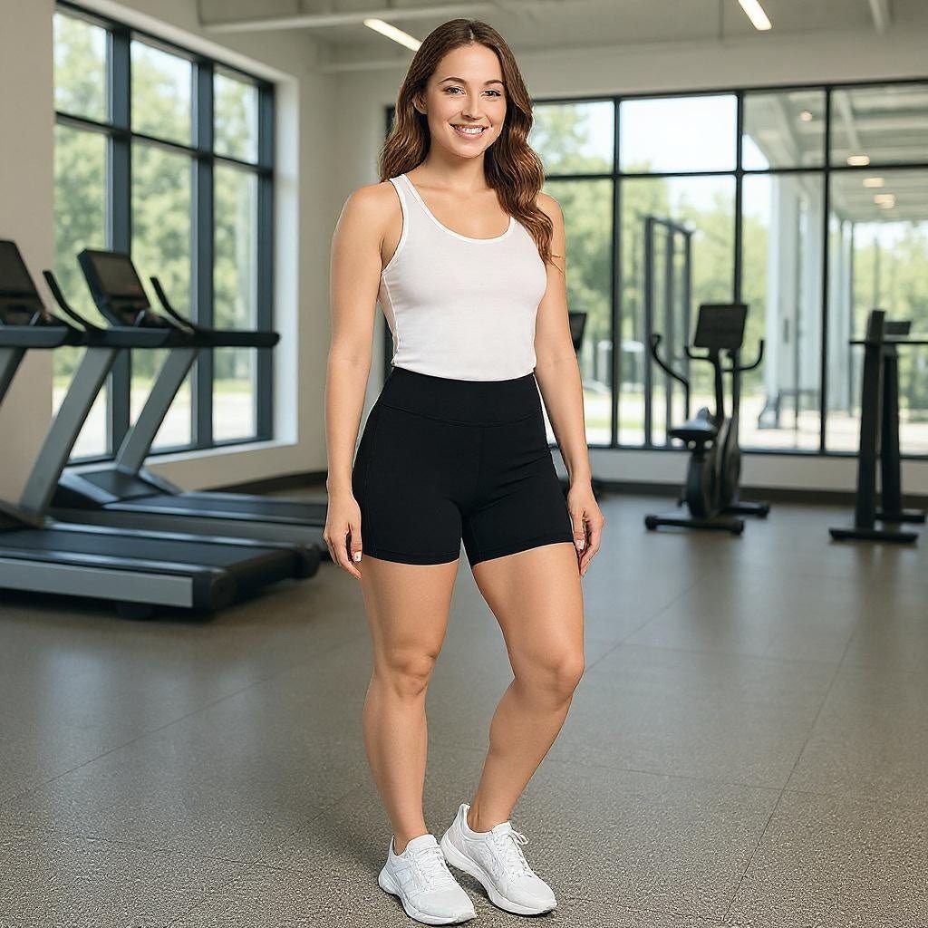 High Waist Quick Drying Yoga Shorts for Women - SensorySoft