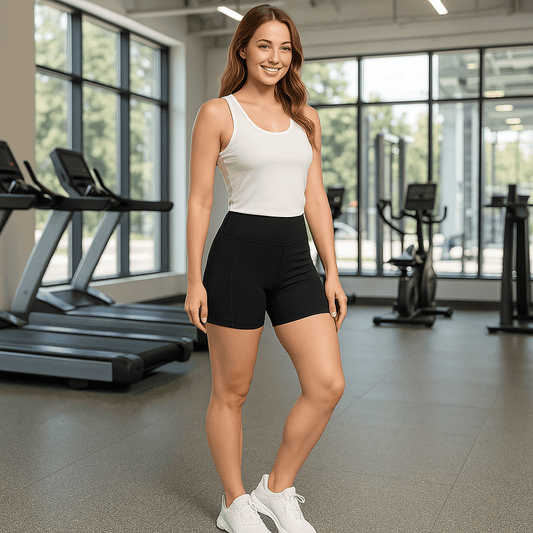 High Waist Quick Drying Yoga Shorts for Women - SensorySoft