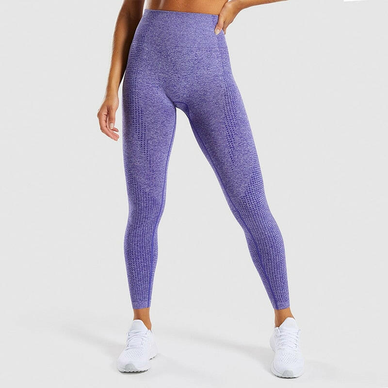 High Waist Seamless Fitness Leggings for Women: Essential Sportswear - SensorySoft