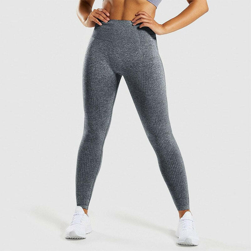 High Waist Seamless Fitness Leggings for Women: Essential Sportswear - SensorySoft