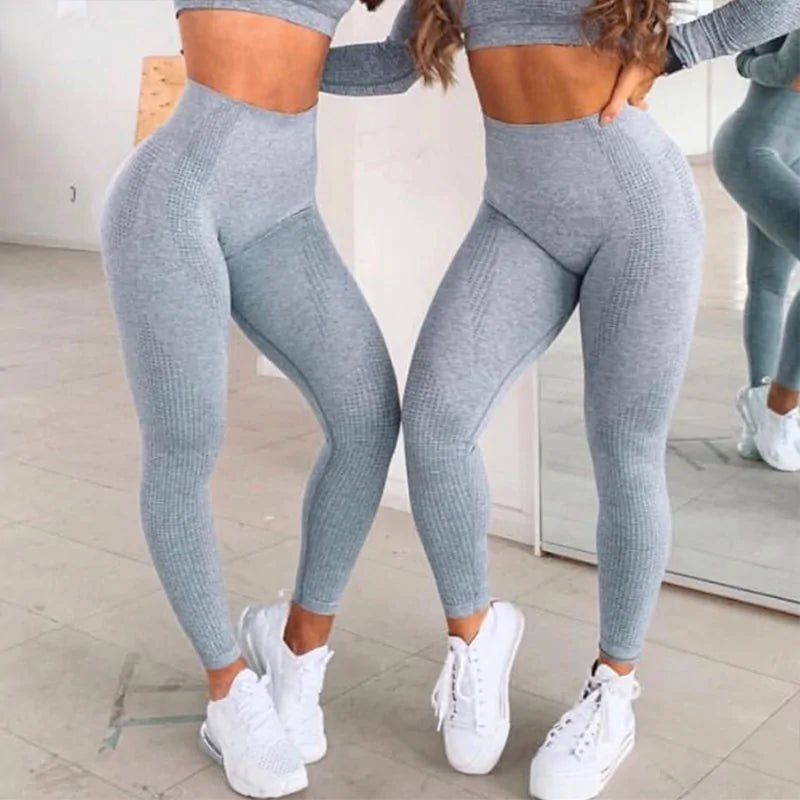 High Waist Seamless Fitness Leggings for Women: Essential Sportswear - SensorySoft