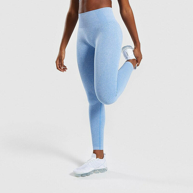 High Waist Seamless Fitness Leggings for Women: Essential Sportswear - SensorySoft