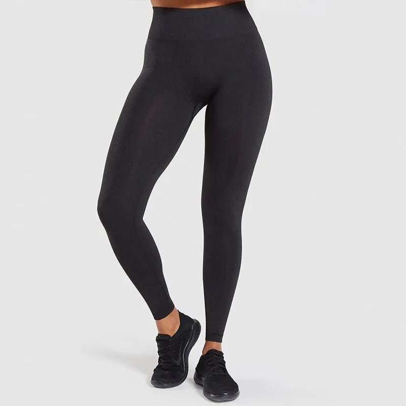 High Waist Seamless Fitness Leggings for Women: Essential Sportswear - SensorySoft