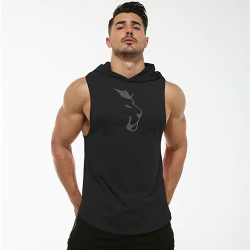 Hooded Sleeveless Men's Vest - SensorySoftShop