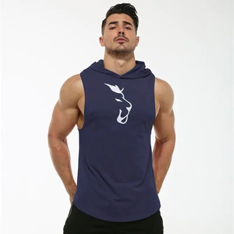Hooded Sleeveless Men's Vest - SensorySoftShop