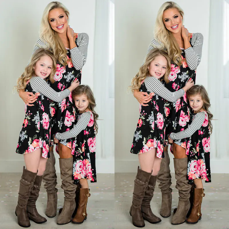 Mother-Daughter Matching Dresses