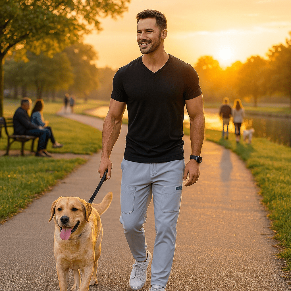 Ice Silk Casual Men's Elastic Pants - SensorySoft